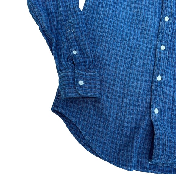 J.CREW Button Up Flannel Shirt Mens Size Medium Classic Fit Outdoor Chore Work - Picture 3 of 11